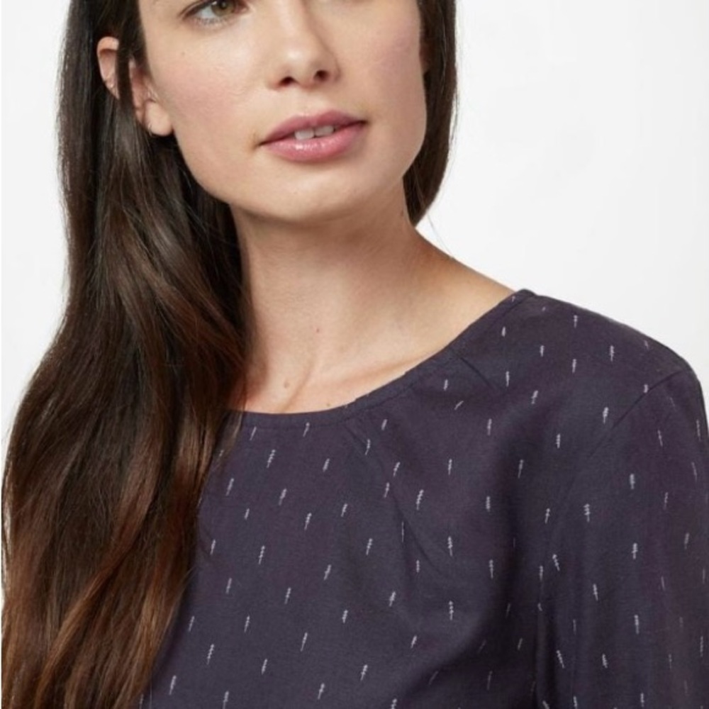 Ten Tree NWT Balsalm LS Top XS in Aubergine purple - Picture 7 of 7